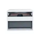 Тумба подвесная Qtap Virgo 600х476х469 White/Whitish oak со столешницей QT1879TPА601WWO