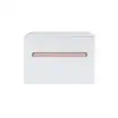 Тумба подвесная Qtap Virgo 700х476х469 White/Whitish oak со столешницей QT1879TPА701WWO