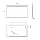 Дзеркало Qtap Mideya 1200х700 QT2078141470120W