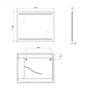 Дзеркало Qtap Mideya 1000х800 QT2078142270120W