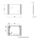 Дзеркало Qtap Mideya 500х700 QT2078250640W