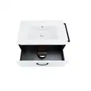 Комплект Qtap Taurus 600х580х437 White/Whitish oak тумба подвесная + раковина врезная QT2472TPT603WWO