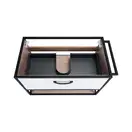 Комплект Qtap Taurus 800х580х437 White/Whitish oak тумба подвесная + раковина врезная QT2472TPT803WWO