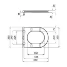 Сиденье для унитаза Qtap (Robin, Scorpio) с микролифтом Slim QT99HXU09W