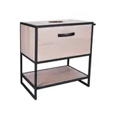 Тумба напольная Qtap Taurus 600х616х469 Whitish oak со столешницей QT2480TNT63WO