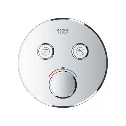 Душевая система скрытого монтажа с термостатом Grohe Grohtherm SmartControl c Tempesta 250 (цвет - хром) (26416SC1)