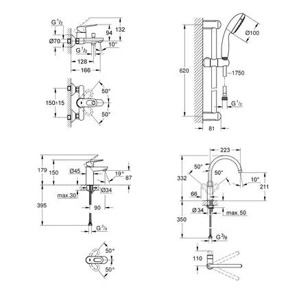 Большой набор для дома Grohe Mega Bundle 39117MB1 Большой набор для дома Grohe Mega Bundle 39117MB1