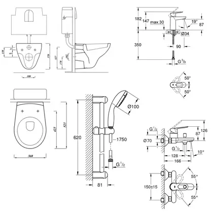 Большой набор для дома Grohe Mega Bundle 39400MB1 Большой набор для дома Grohe Mega Bundle 39400MB1