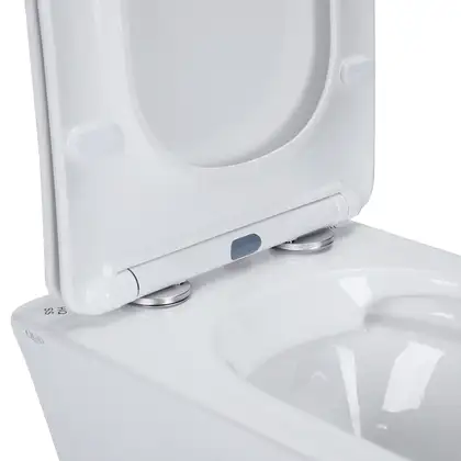 Унитаз подвесной Qtap Presto безободковый с сиденьем Soft-close QT24332615EW Унитаз подвесной Qtap Presto безободковый с сиденьем Soft-close QT24332615EW