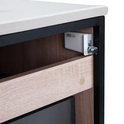 Комплект Qtap Taurus 800х580х437 Whitish oak тумба подвесная + раковина врезная QT2472TPT803WO Комплект Qtap Taurus 800х580х437 Whitish oak тумба подвесная + раковина врезная QT2472TPT803WO