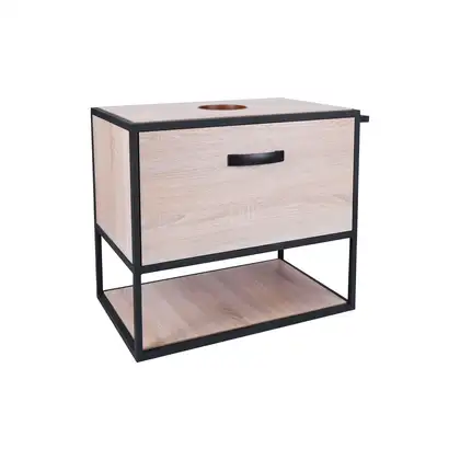 Тумба подвесная Qtap Taurus 600х476х469 Whitish oak со столешницей QT2479TPT603WO Тумба подвесная Qtap Taurus 600х476х469 Whitish oak со столешницей QT2479TPT603WO