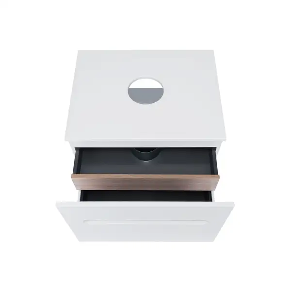 Тумба подвесная Qtap Virgo 600х476х469 White/Whitish oak со столешницей QT1879TPА601WWO Тумба подвесная Qtap Virgo 600х476х469 White/Whitish oak со столешницей QT1879TPА601WWO