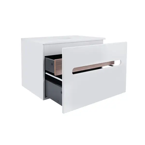 Тумба подвесная Qtap Virgo 700х476х469 White/Whitish oak со столешницей QT1879TPА701WWO Тумба подвесная Qtap Virgo 700х476х469 White/Whitish oak со столешницей QT1879TPА701WWO