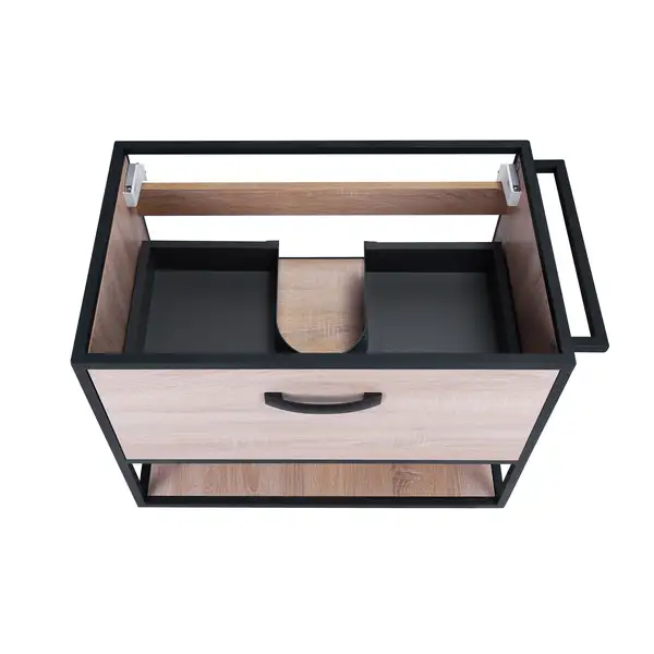 Тумба подвесная Qtap Taurus 700х580х437 Whitish oak QT2474TPT703WO Тумба подвесная Qtap Taurus 700х580х437 Whitish oak QT2474TPT703WO