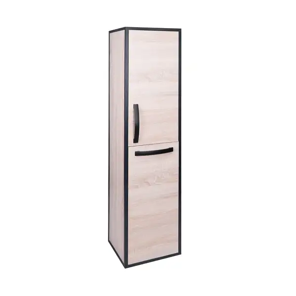 Пенал подвесной Qtap Taurus 350х1450х300 Whitish oak с корзиной для белья QT2476PP1451KRWO Пенал подвесной Qtap Taurus 350х1450х300 Whitish oak с корзиной для белья QT2476PP1451KRWO