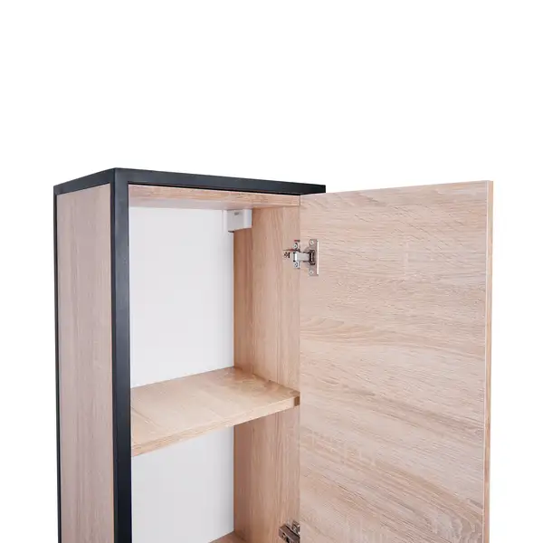 Пенал подвесной Qtap Taurus 350х1450х300 Whitish oak с корзиной для белья QT2476PP1451KRWO Пенал подвесной Qtap Taurus 350х1450х300 Whitish oak с корзиной для белья QT2476PP1451KRWO