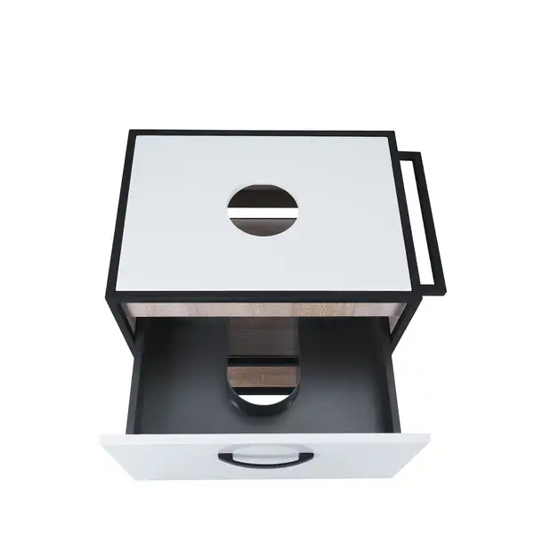 Тумба подвесная Qtap Taurus 600х476х469 White/Whitish oak со столешницей QT2479TPT603WWO Тумба подвесная Qtap Taurus 600х476х469 White/Whitish oak со столешницей QT2479TPT603WWO