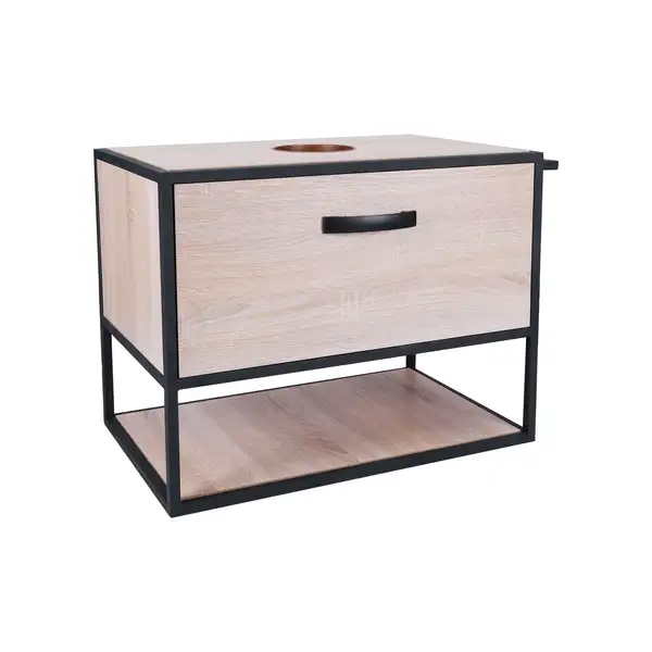 Тумба подвесная Qtap Taurus 700х476х469 Whitish oak со столешницей QT2479TPT703WO Тумба подвесная Qtap Taurus 700х476х469 Whitish oak со столешницей QT2479TPT703WO