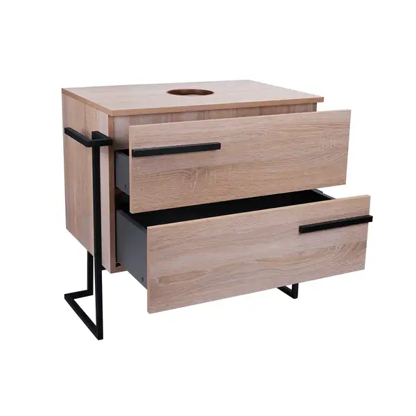Тумба напольная Qtap Taurus 700х616х437 Whitish oak со столешницей QT2480TNT703WO