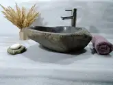 Aquada Dazon New Раковина из речного камня, серый (Daz-100007)