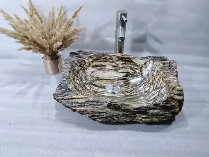 Aquada Wood New раковина, з закам'янілого дерева (Woo-100004) Aquada Wood New раковина, з закам'янілого дерева (Woo-100004)