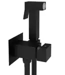 Paffoni Tweet Square Mix Гигиенический душ, черный матовый (ZDUP112NO)