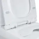 Унитаз-компакт Qtap Cardinal безободковый с сиденьем Soft-close QT0422C666PW