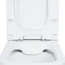 Унитаз-компакт Qtap Cardinal безободковый с сиденьем Soft-close QT0422C666PW