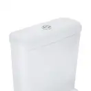 Унитаз-компакт Qtap Cardinal безободковый с сиденьем Soft-close QT0422C666PW
