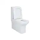 Унитаз-компакт Qtap Cardinal безободковый с сиденьем Soft-close QT0422C666PW
