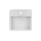 Раковина-чаша Qtap Crow 420х420х145 White с донным клапаном QT0511A054TW