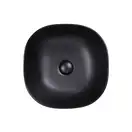 Раковина Qtap Kolibri 410x410x150 Matt black с донным клапаном QT10112144MBMB