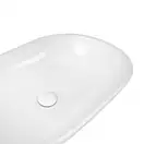 Раковина Qtap Leo 585х380х180 White с донным клапаном QT1111A028W