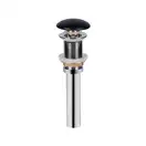 Раковина Qtap Leo 400x350x160 Matt black с донным клапаном QT1111A053MB