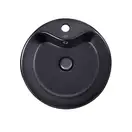 Раковина Qtap Scorpio 400x400x140 Matt black с донным клапаном QT14113018BMBMB