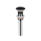 Раковина Qtap Scorpio 400x400x140 Matt black с донным клапаном QT14113018BMBMB
