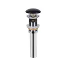 Раковина Qtap Scorpio 400x400x140 Matt black с донным клапаном QT14113018BMBMB