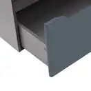Комплект Qtap Albatross 810х825х460 Graphite тумба напольная + раковина врезная  QT1471TNВ8023080CG