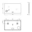 Зеркало Qtap Scorpio 1200х700 с LED-подсветкой QT14781004W