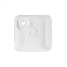 Раковина Qtap Stork 400х400х140 White с донным клапаном QT1511A057TW