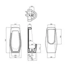 Qtap Scorpio Пісуар підлоговий, білий (QT1588HDU900W)