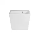 Раковина подвесная моноблок Qtap Tern 465х385х370 White с донным клапаном QT1711G803W
