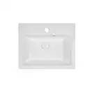 Раковина подвесная моноблок Qtap Tern 465х385х370 White с донным клапаном QT1711G803W