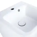 Раковина подвесная моноблок Qtap Tern 370х410х400 White с донным клапаном QT1711G808W