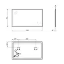 Зеркало Qtap Tern 1200х700 с LED-подсветкой QT1778140470120W