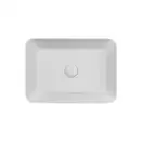 Раковина-чаша Qtap Virgo 490х350х110 White с донным клапаном QT18112261W