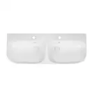 Раковина подвесная моноблок Qtap Virgo 1000х410х360 White с донным клапаном QT1811G760W