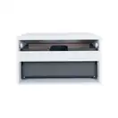 Тумба подвесная Qtap Virgo 800х476х469 White/Whitish oak со столешницей QT1879TPА801WWO