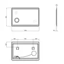 Дзеркало Qtap Aquarius 500х700 QT2178141980120W