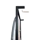 Зеркало Qtap Taurus 600х850х140 Black/Whitish oak с LED-подсветкой QT2478ZP700BWO